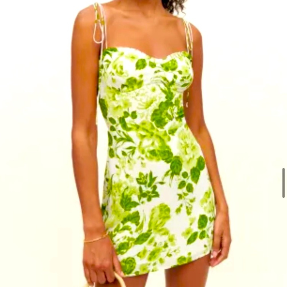 Brand new reformation mini dress with tags. Size 12
